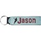 Lacrosse Neoprene Keychain Fob (Personalized)