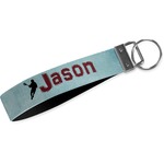 Lacrosse Wristlet Webbing Keychain Fob (Personalized)