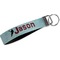 Lacrosse Webbing Keychain FOB with Metal