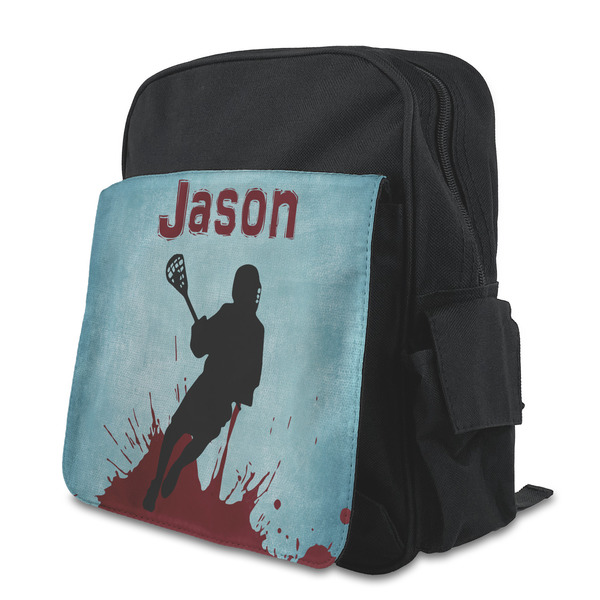 Custom Lacrosse Preschool Backpack (Personalized)
