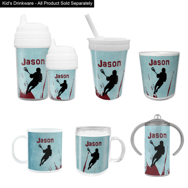 Lacrosse Kid's Drinkware - Customized & Personalized