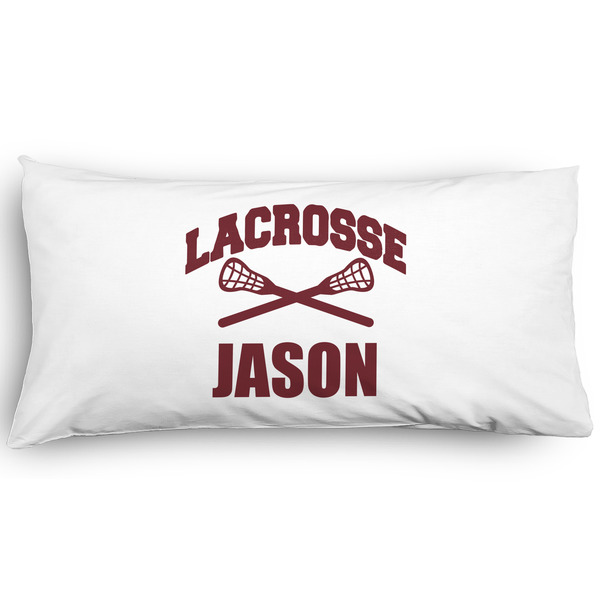 Custom Lacrosse Pillow Case - King - Graphic (Personalized)