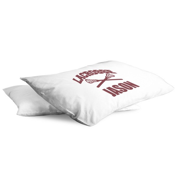 Lacrosse King Pillow Case - TWO (partial print)