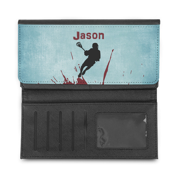 Lacrosse Ladies Wallet - Half Way Open