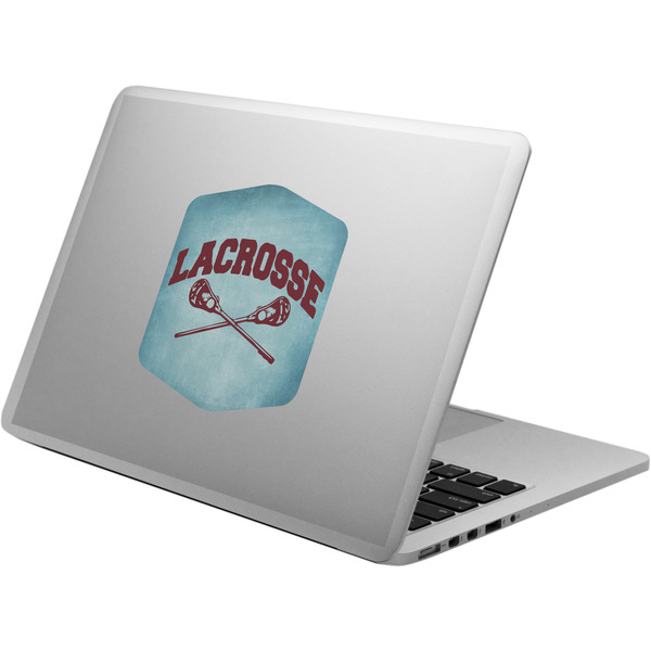 Custom Lacrosse Laptop Decal