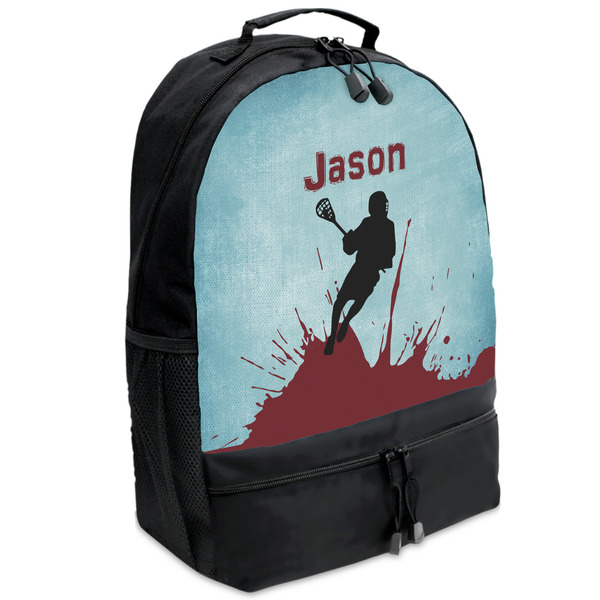 Custom Lacrosse Backpacks - Black (Personalized)