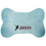 Lacrosse Bone Shaped Dog Food Mat (Personalized)