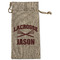 Lacrosse Large Burlap Gift Bags - Front