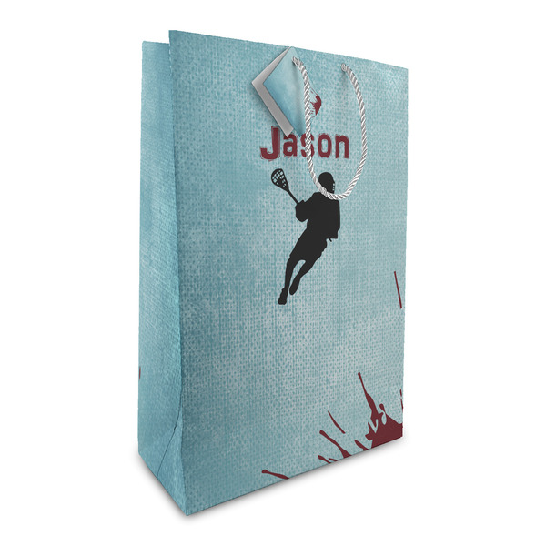 Custom Lacrosse Large Gift Bag (Personalized)