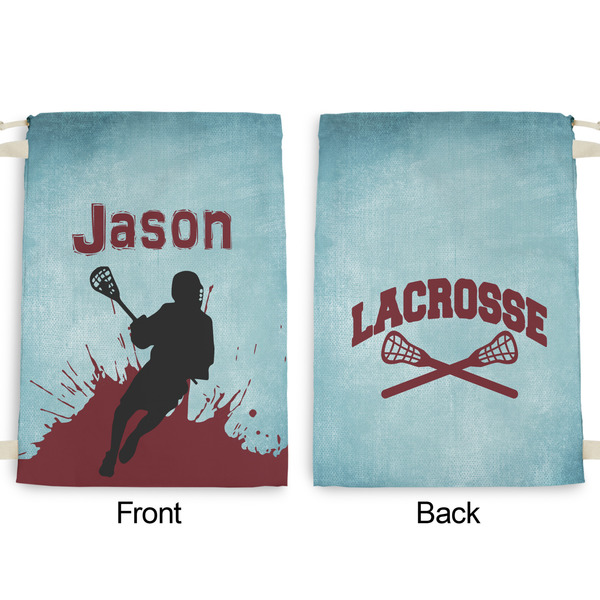 Lacrosse Large Laundry Bag - Front & Back View