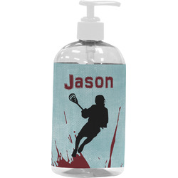 Lacrosse Plastic Soap / Lotion Dispenser (16 oz - Large - White) (Personalized)