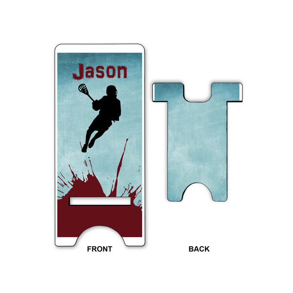Lacrosse Large Phone Stand - Front & Back