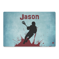 Lacrosse Large Rectangle Car Magnet (Personalized)