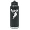 Lacrosse Laser Engraved Water Bottles - Front View