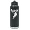 Lacrosse Water Bottle - Laser Engraved - Front (Personalized)