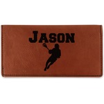 Lacrosse Leatherette Checkbook Holder (Personalized)