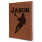 Lacrosse Leather Sketchbook - Large - Double Sided - Angled View