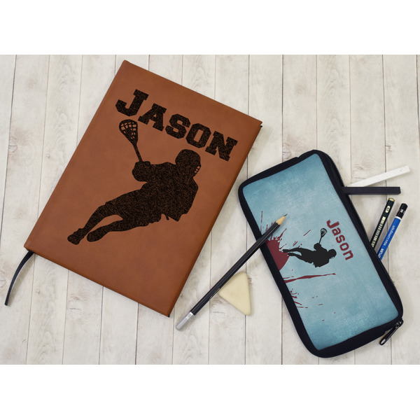 Lacrosse Leather Sketchbook - Small - Double Sided - In Context