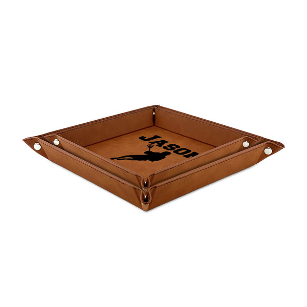 Lacrosse Leather Valet Trays - PARENT MAIN (both trays)