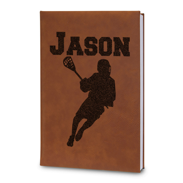 Custom Lacrosse Leatherette Journal - Large - Double Sided (Personalized)