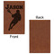 Lacrosse Leatherette Sketchbooks - Small - Single Sided - Front & Back View