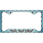 Lacrosse License Plate Frame - Style C (Personalized)