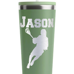 Lacrosse RTIC Everyday Tumbler with Straw - 28oz - Light Green - Single-Sided (Personalized)
