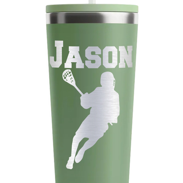 Lacrosse Light Green RTIC Everyday Tumbler - 28 oz. - Close Up