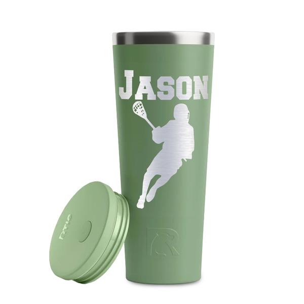 Lacrosse Light Green RTIC Everyday Tumbler - 28 oz. - Lid Off