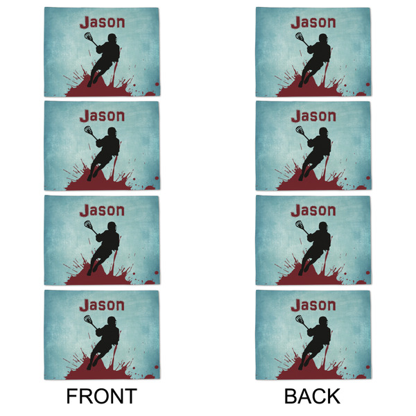 Lacrosse Linen Placemat - APPROVAL Set of 4 (double sided)