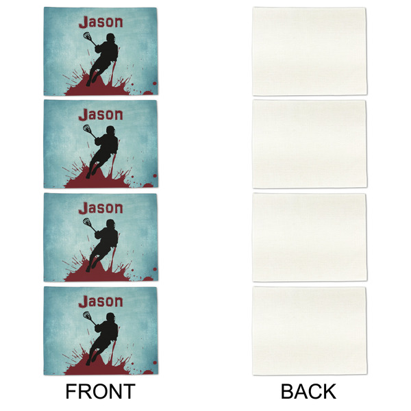 Lacrosse Linen Placemat - APPROVAL Set of 4 (single sided)