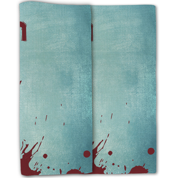 Lacrosse Linen Placemat - Folded Half (double sided)