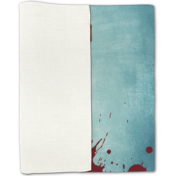 Lacrosse Linen Placemat - Folded Half