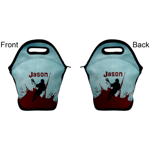 Lacrosse Lunch Bag - Front and Back