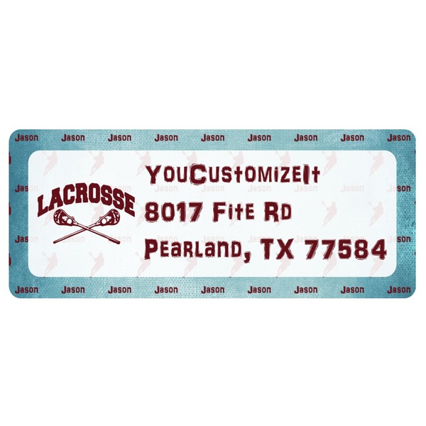 Custom Lacrosse Return Address Labels (Personalized)