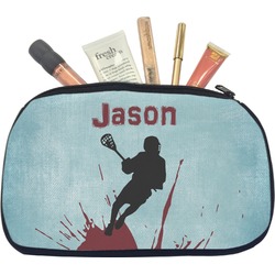 Lacrosse Makeup / Cosmetic Bag - Medium (Personalized)