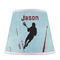 Lacrosse Poly Film Empire Lampshade - Front View