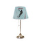 Lacrosse Poly Film Empire Lampshade - On Stand