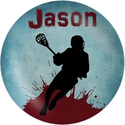 Lacrosse Melamine Plate - 10" (Personalized)