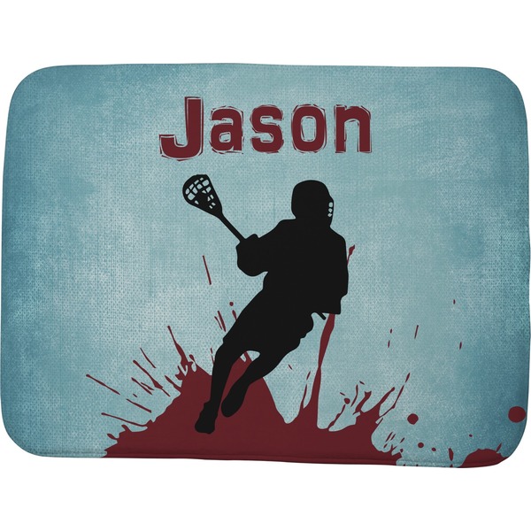 Custom Lacrosse Memory Foam Bath Mat - 48"x36" (Personalized)