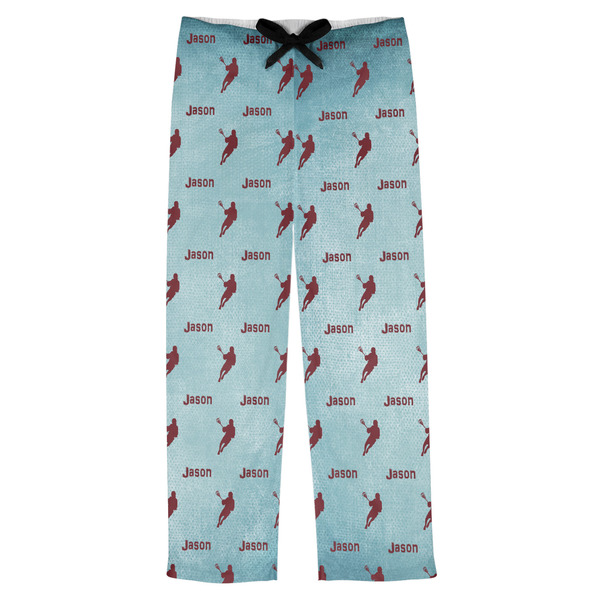 Custom Lacrosse Mens Pajama Pants - XL (Personalized)