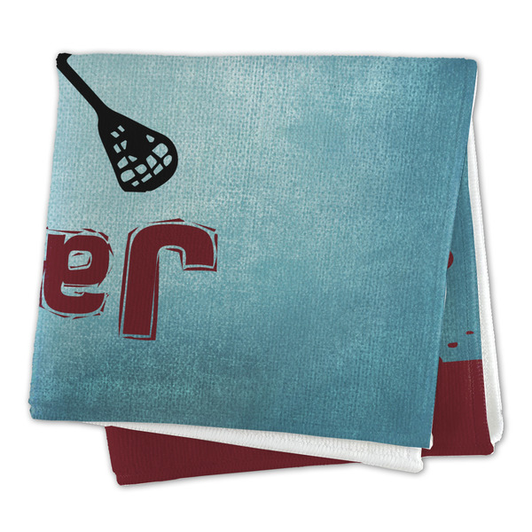 Lacrosse Microfiber Dish Rag - FOLDED (square)