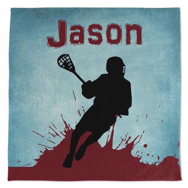 Custom Lacrosse Microfiber Dish Towel (Personalized)