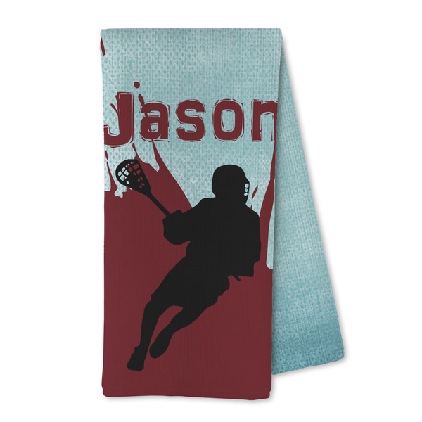 Custom Lacrosse Kitchen Towel - Microfiber (Personalized)