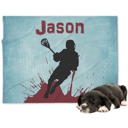 Lacrosse Dog Blanket (Personalized)