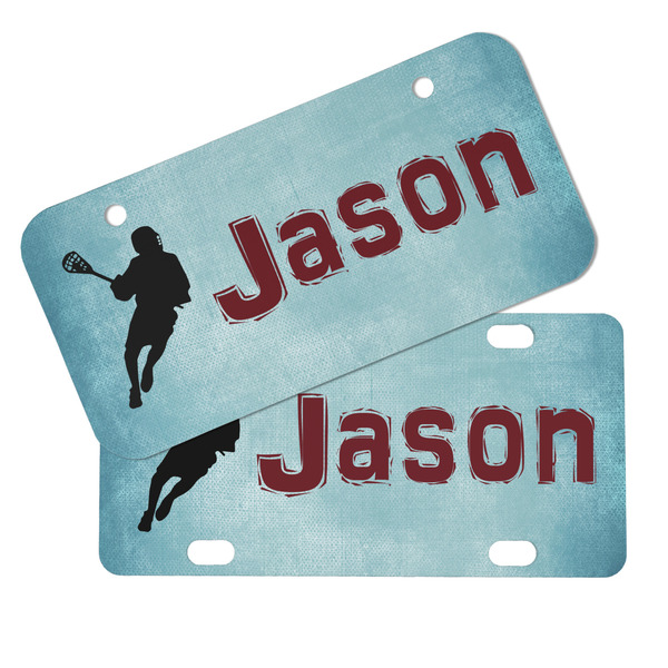 Lacrosse Mini License Plates - MAIN (4 and 2 Holes)