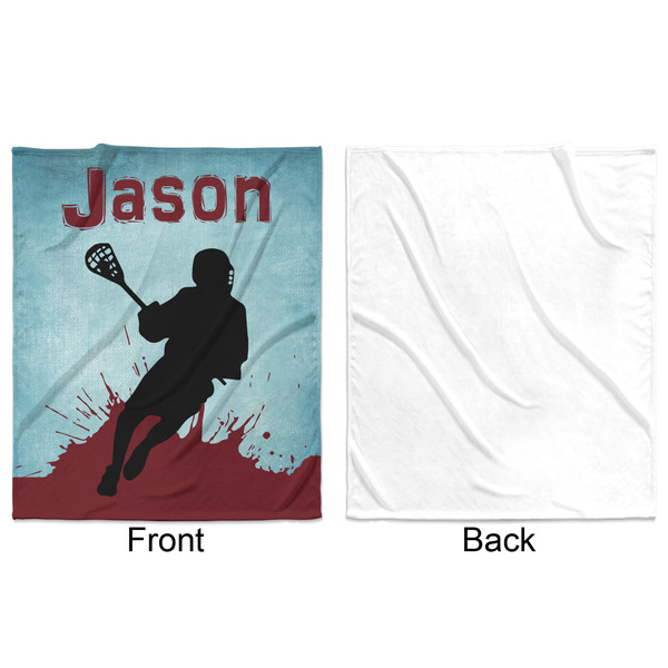 Lacrosse Minky Blanket - 50"x60" - Single Sided - Front & Back