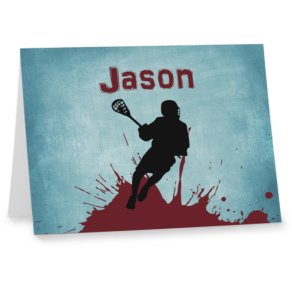 Custom Lacrosse Note cards (Personalized)