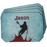 Lacrosse Dining Table Mat - Octagon w/ Name or Text
