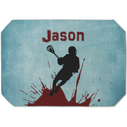 Lacrosse Dining Table Mat - Octagon (Single-Sided) w/ Name or Text